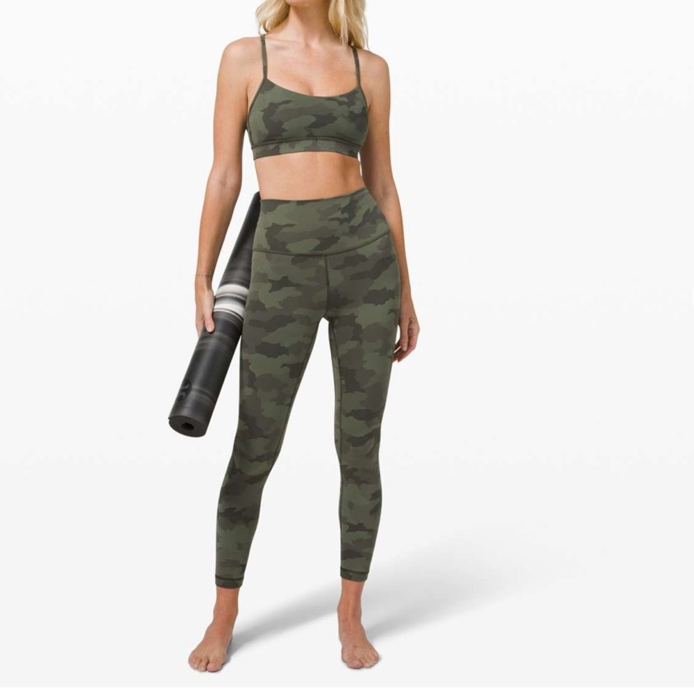 Lululemon Align Pant II 25" Heritage 365 Camo Green Twill Multi, 6